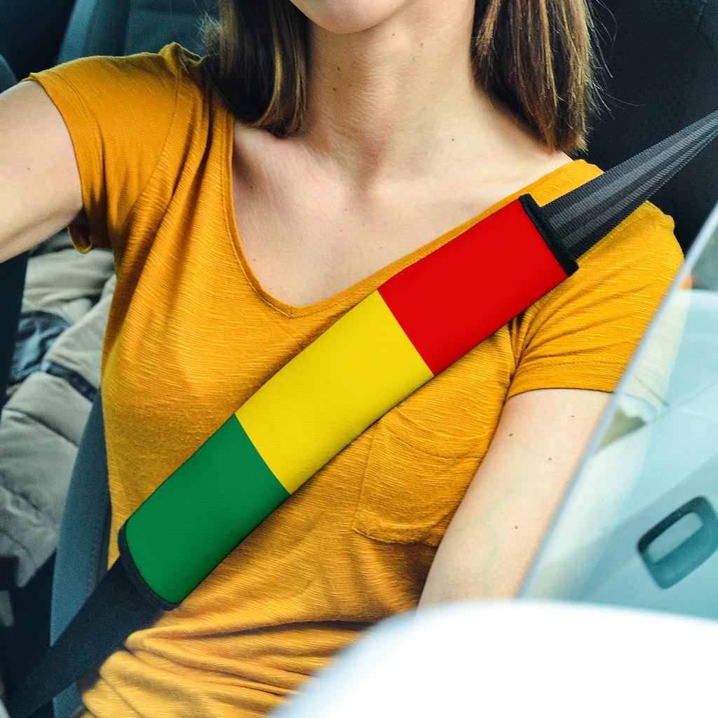 rasta flag car seatbelt cover