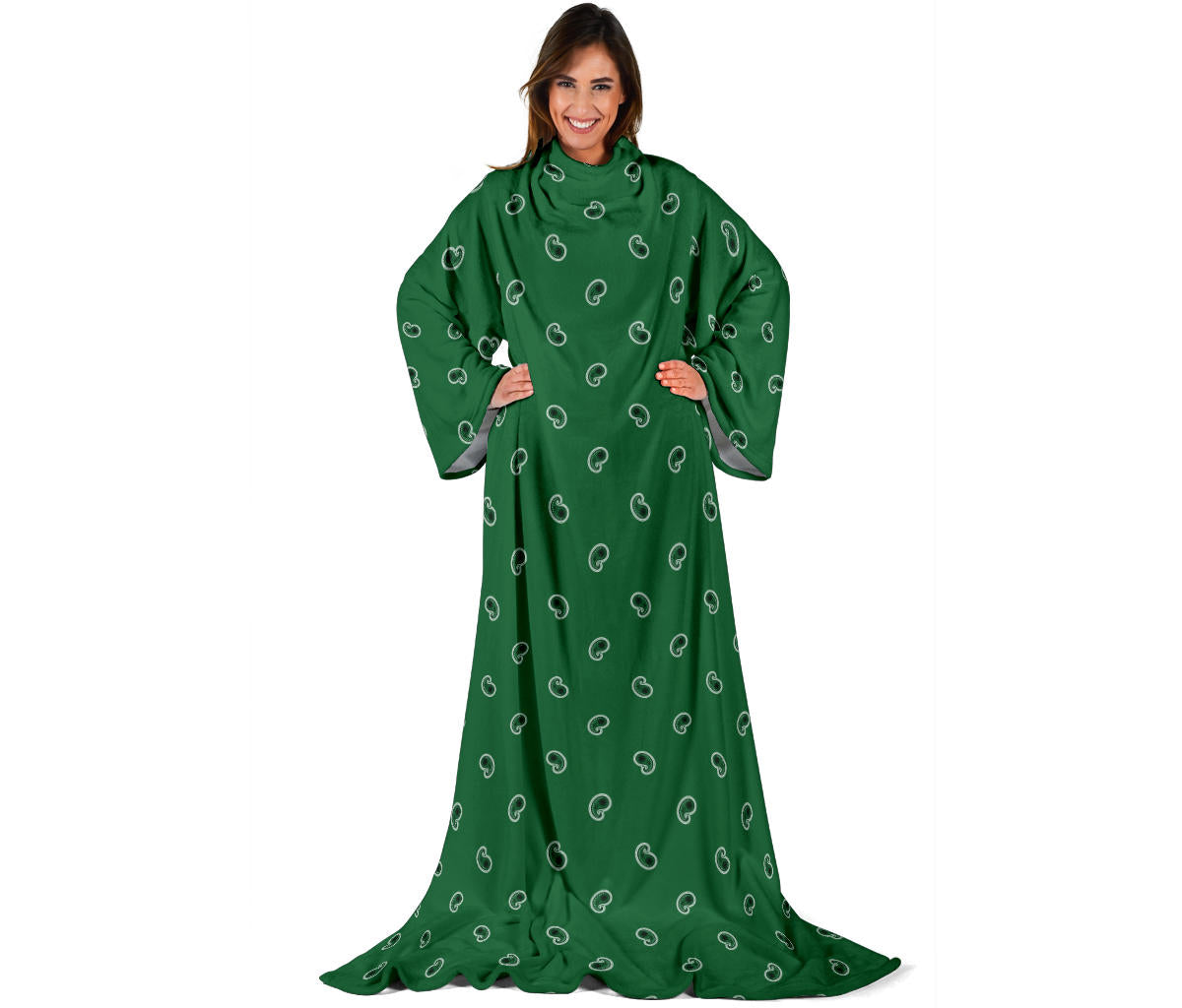 Classic Green Bandana Monk Blankets