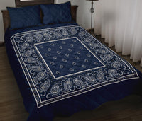 navy blue bandana bedroom set