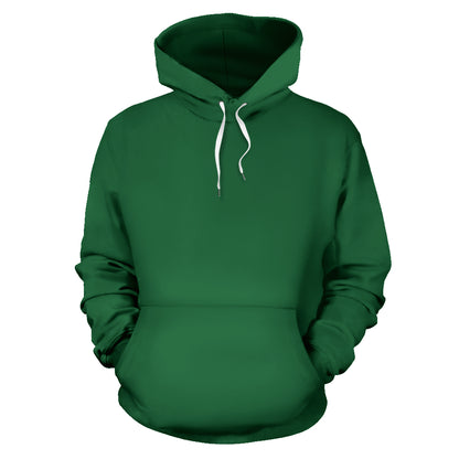 green bandana hoodie front view
