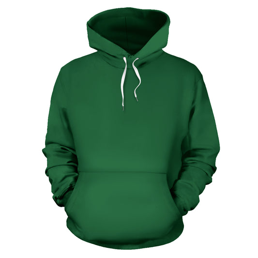 green bandana hoodie front view