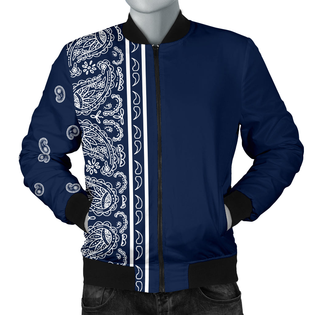 navy bandana jacket