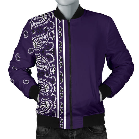purple bandana jacket