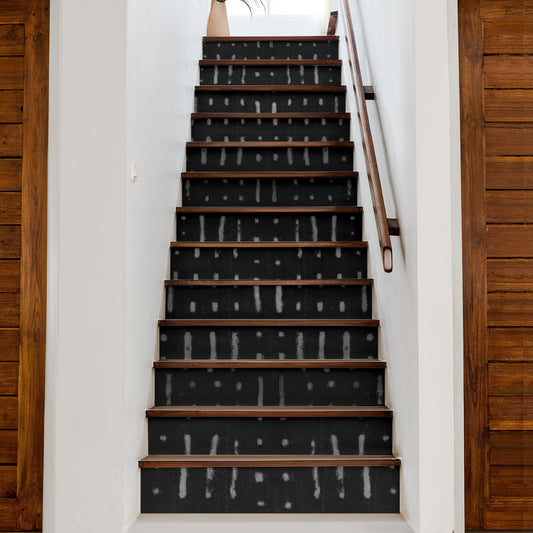 Mud Cloth Tribal Pattern Stair Stickers 13