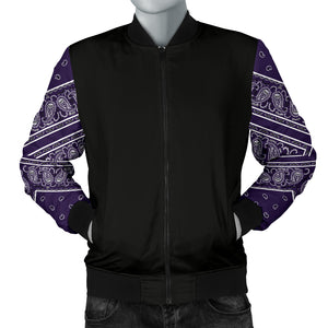 purple bandana jacket