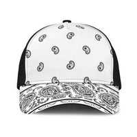 White Bandana Overload Mesh Back Cap