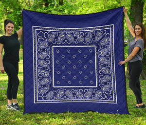 Royal Blue Bandana Bedding