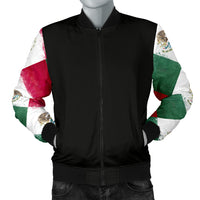 Men's Mexican Flag Bomber Jacket