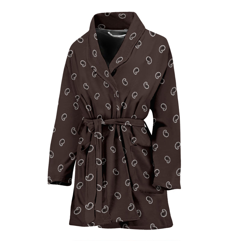 brown bathrobe for women