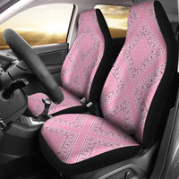 light pink bandana car seat cover