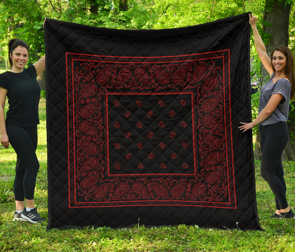 Black and Red Bandana Quilts