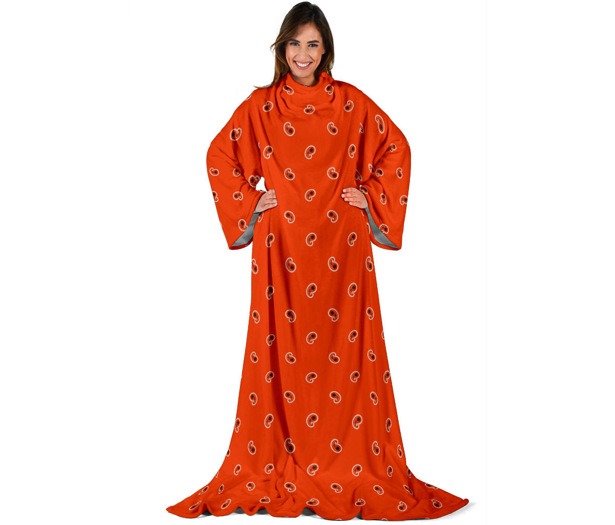 Perfect Orange Bandana Monk Blankets