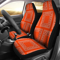 Perfect orange car seat covers
