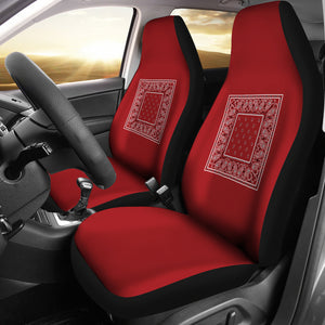 Red car seat cover