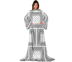 White Bandana Monk Blankets