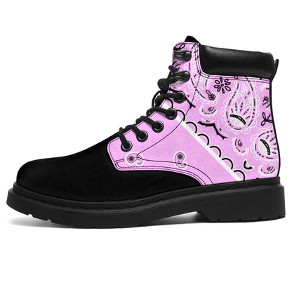 pink hiking boots