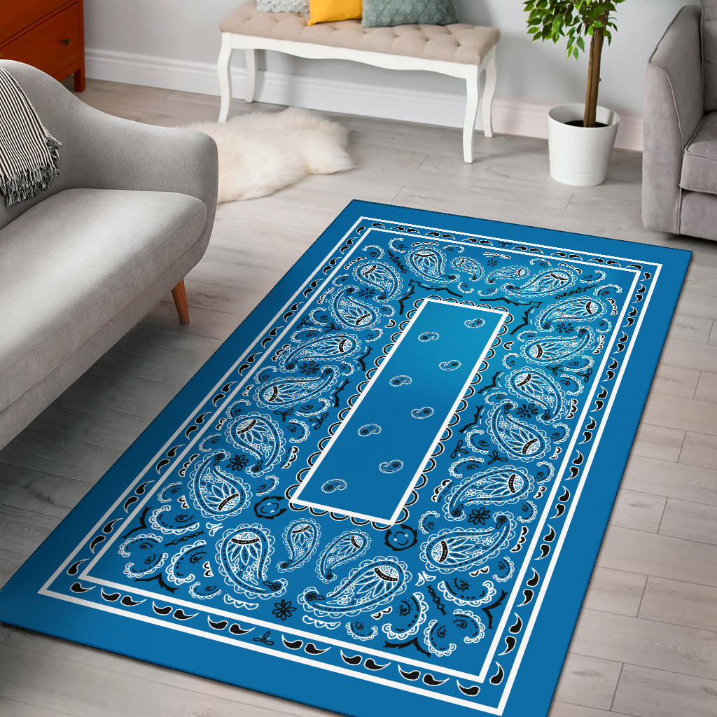 blue rugs