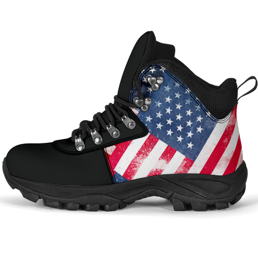 American Flag Bandana Alpine Boots