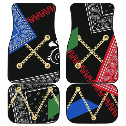 Abstract Bandana Car Mats