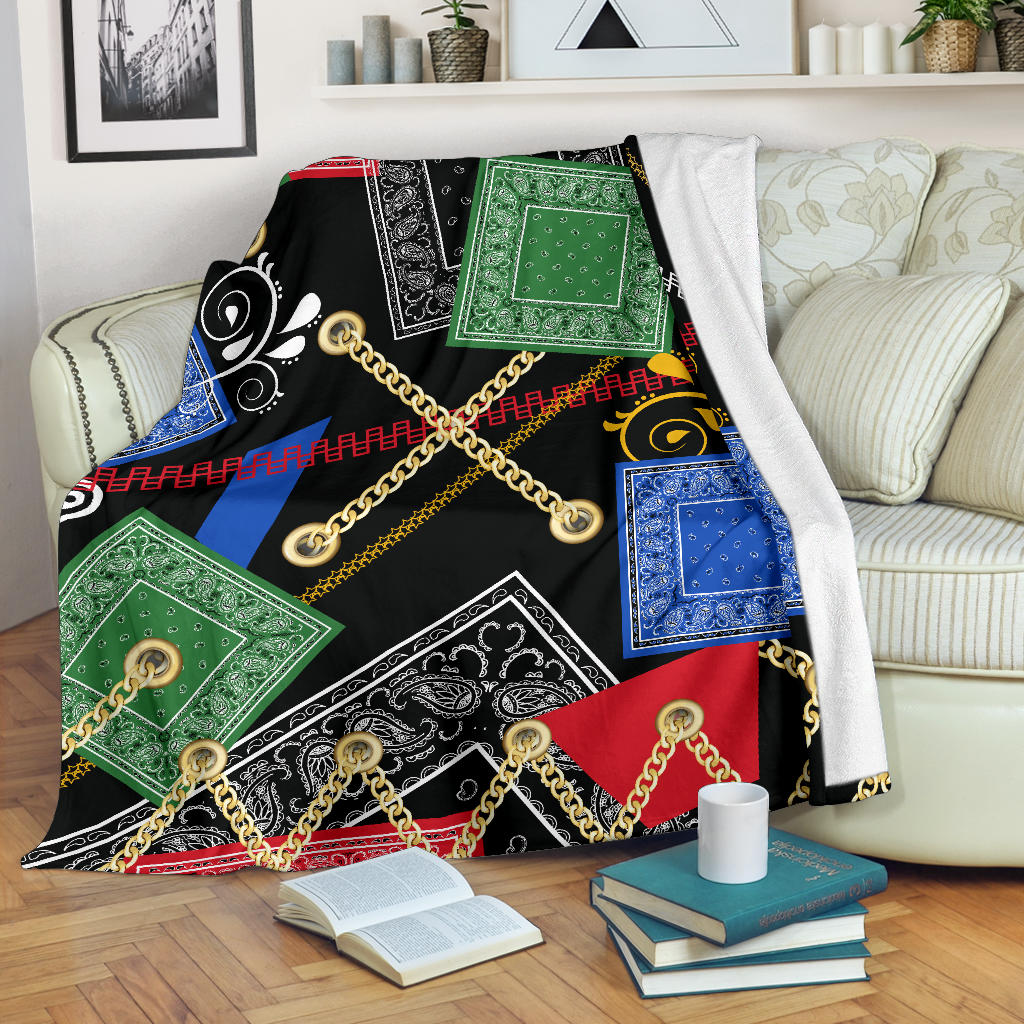 Ultra Plush Abstract Harmony Fleece Throw Blanket