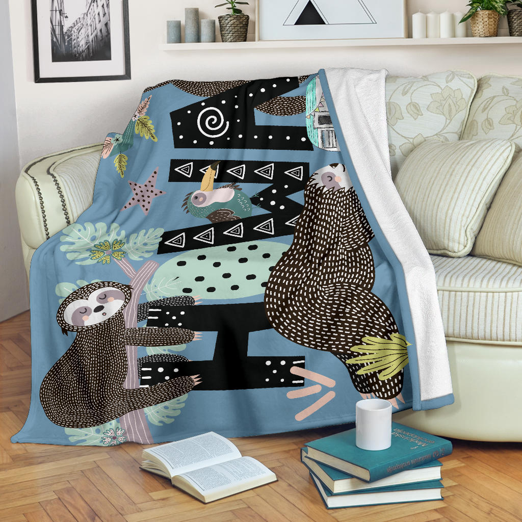 HOWA Sloths Blanket