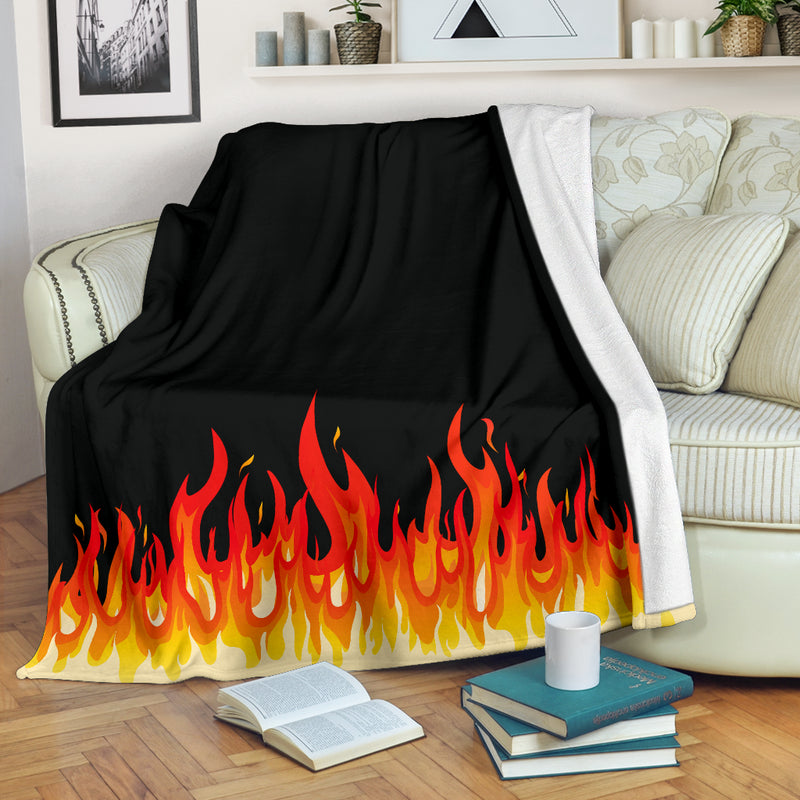 Flame Bandana Throw Blanket