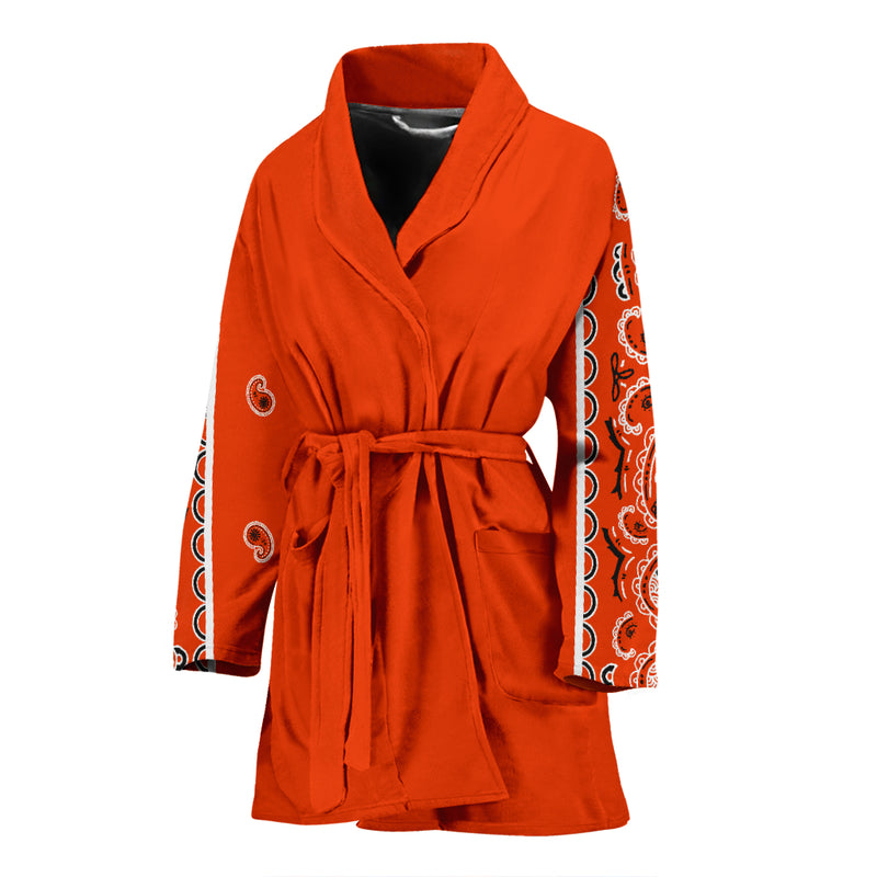 orange bandana robe