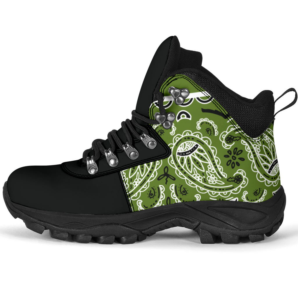 Verde Bandana Alpine Boots