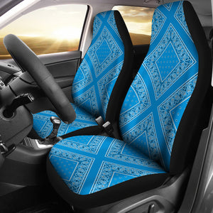 sky blue car seat covers