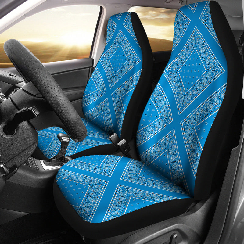 sky blue car seat covers