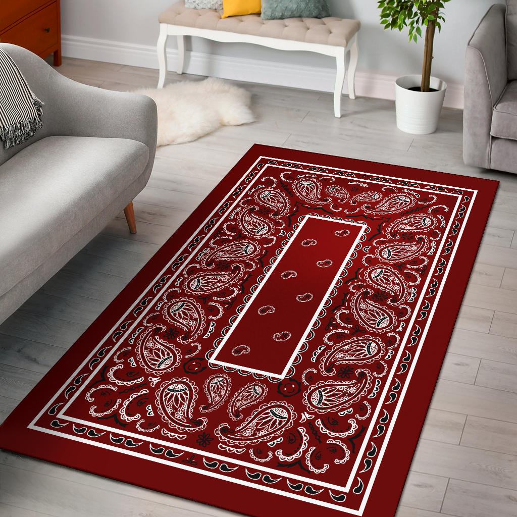 SUPREME BANDANA Living room carpet rugs - Coverszy