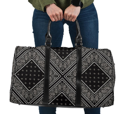 Black Bandana Travel Bag