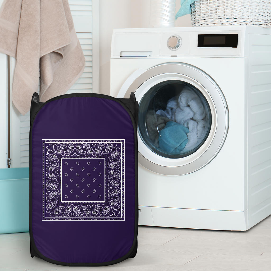 Laundry Basket - OG Deep Purple Bandana