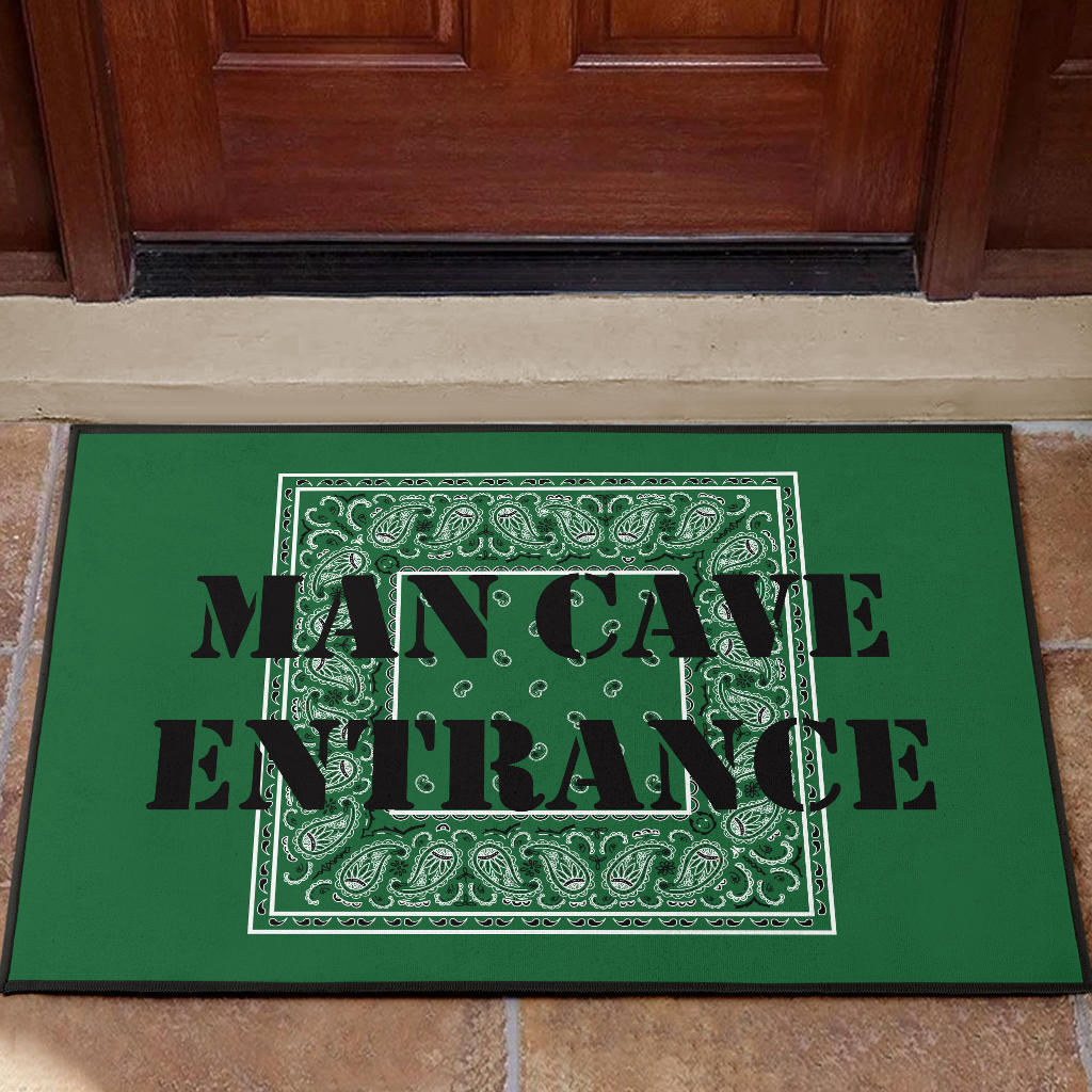 Funny man cave door mat
