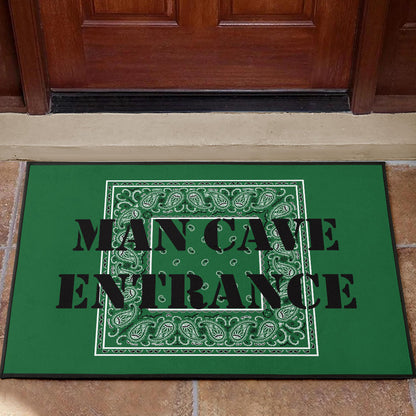 Funny man cave door mat