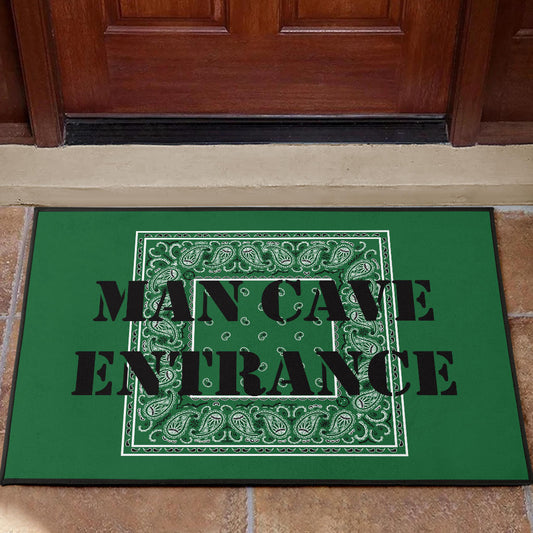 Funny man cave door mat