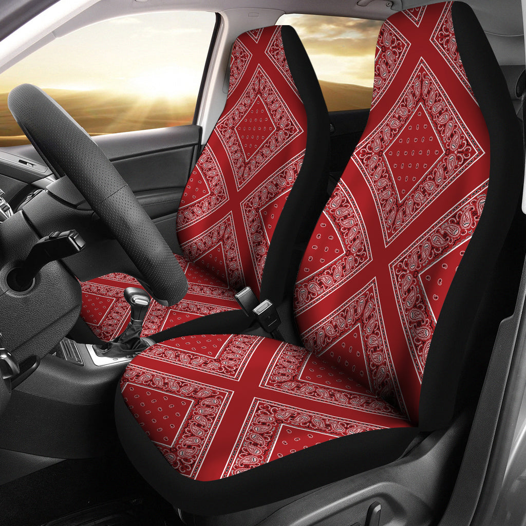 Red car seat cover