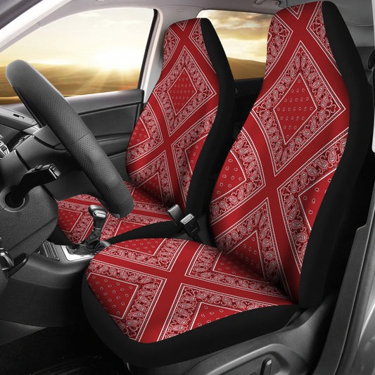 Red car seat cover