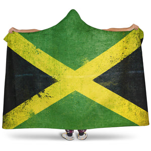 Ultimate Jamaica Flag Hooded Blanket