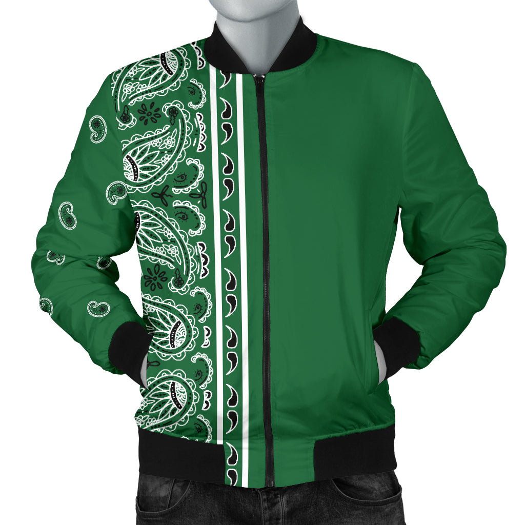 green bandana jacket