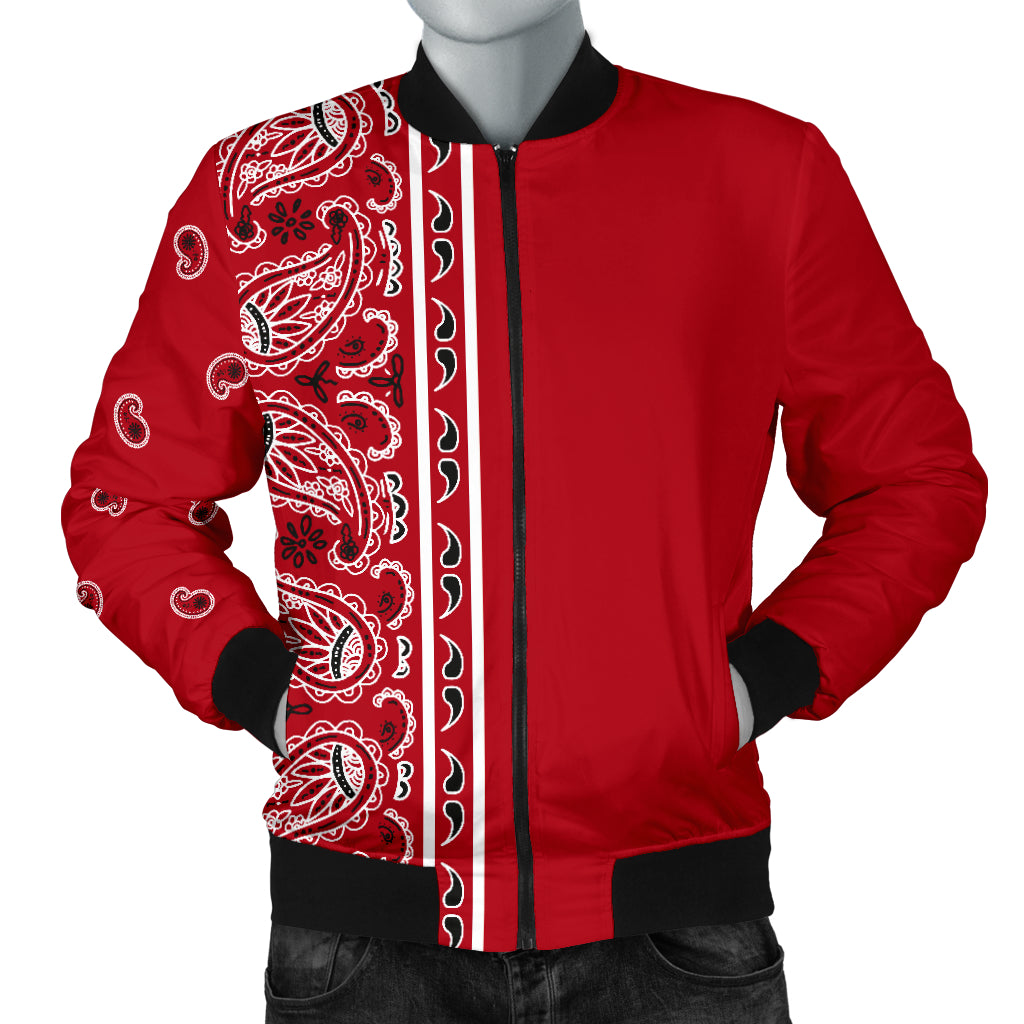red bandana jacket