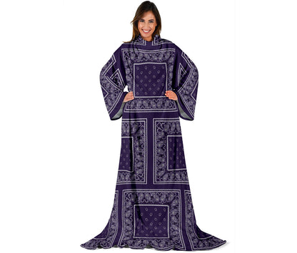 Royal Purple Bandana Monk Blankets