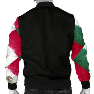 Men's Mexican Flag Bomber Jacket