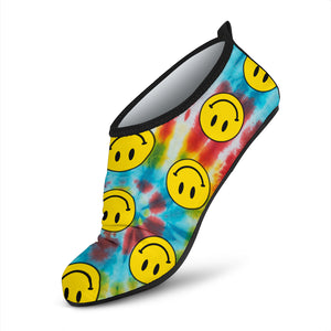 Ridiculously Happy Tie Dye Water Shoes - 2 Designs