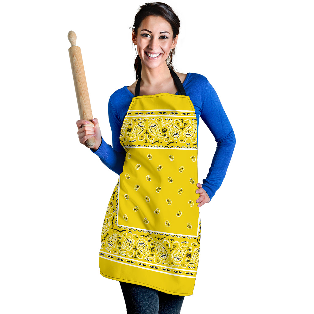 Yellow Big Bandana Apron