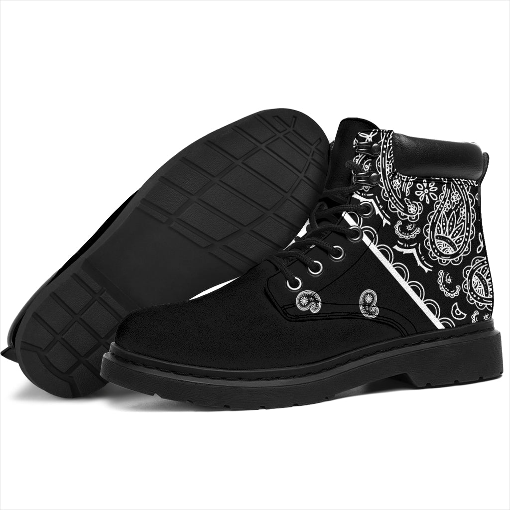 Black Bandana All Season Boots
