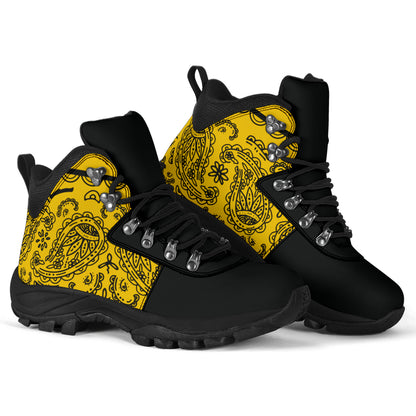 Gold Bandana Alpine Boots