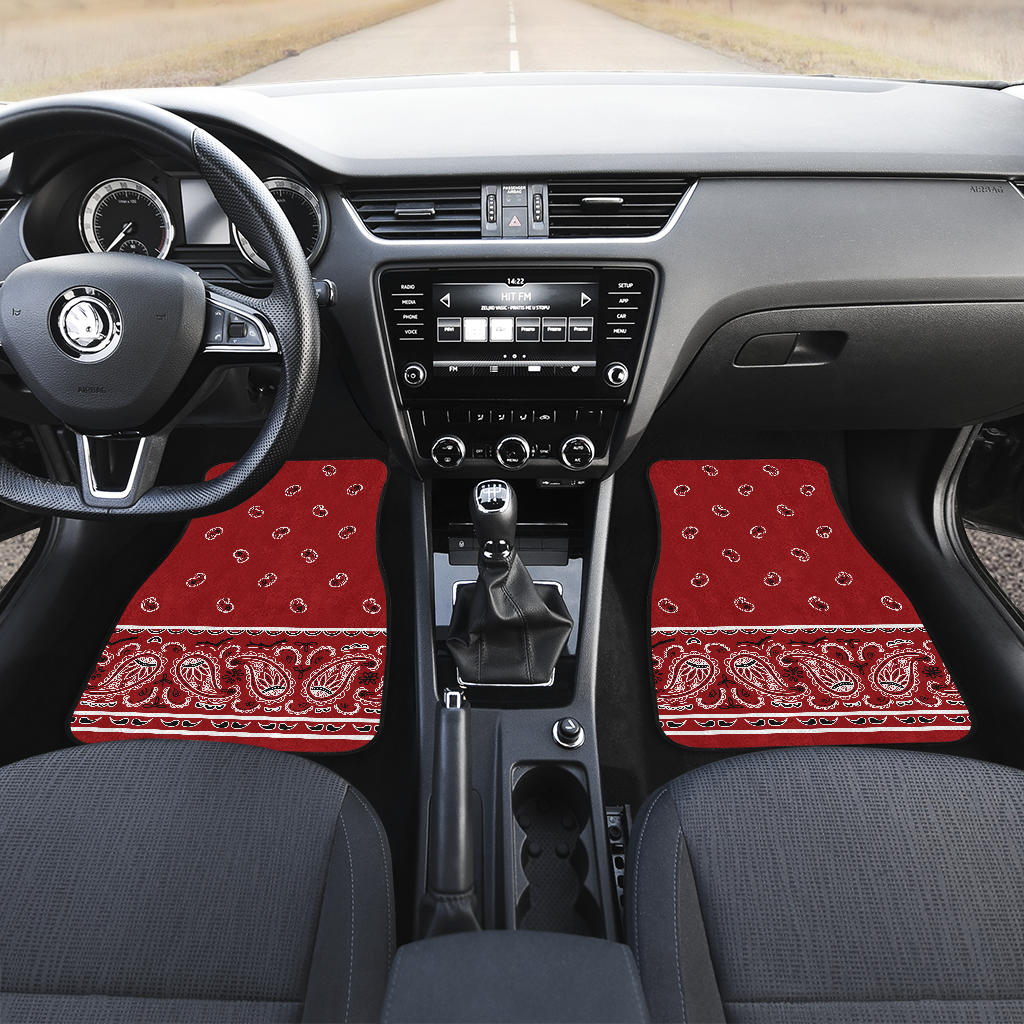 Classic Red Bandana Car Seat Covers | The Bandana Blanket Company