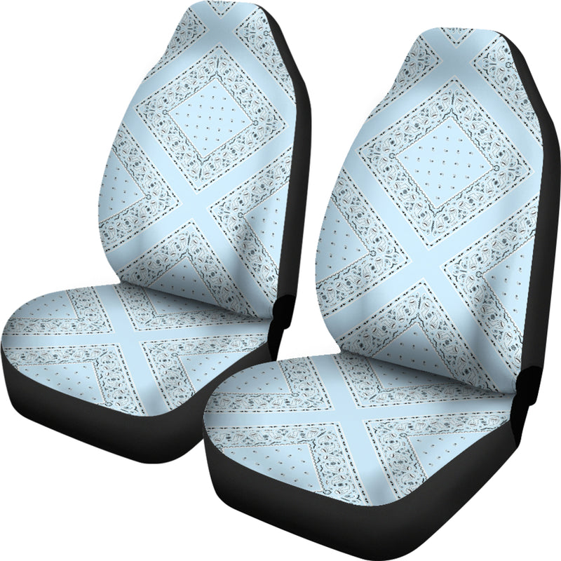 light blue car seat cover