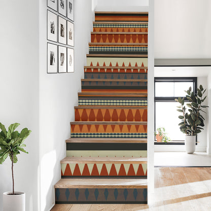 South Western Tribal Pattern Stair Sticker 13